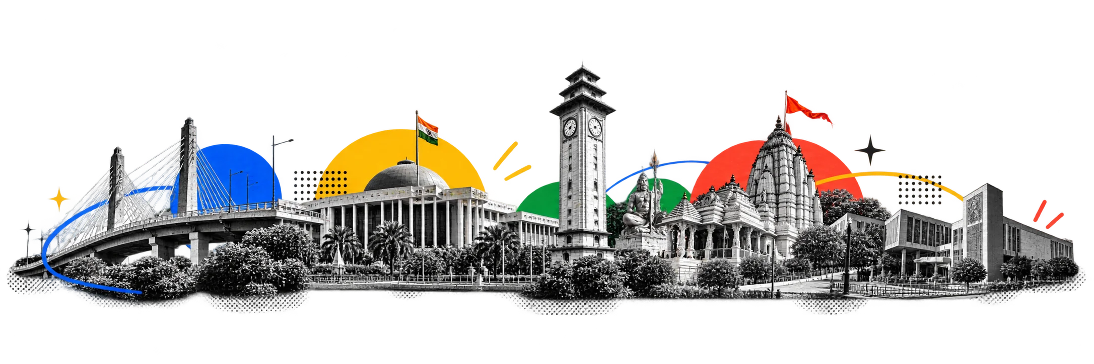 DevFest Raipur City Skyline
